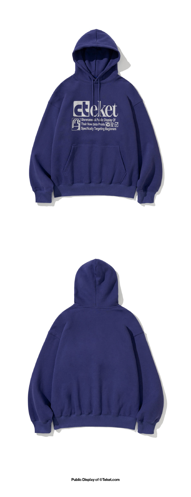 TEKET Plan Hoodie Blue