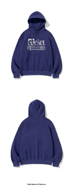 TEKET Plan Hoodie Blue