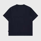 WAIKEI [NCT WISH Riku wearing] I am HAPPY short sleeve t-shirt navy
