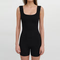 AUBER AUBER Ribbed Bodysuit - Black