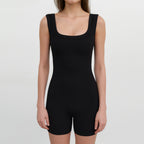 AUBER AUBER Ribbed Bodysuit - Black