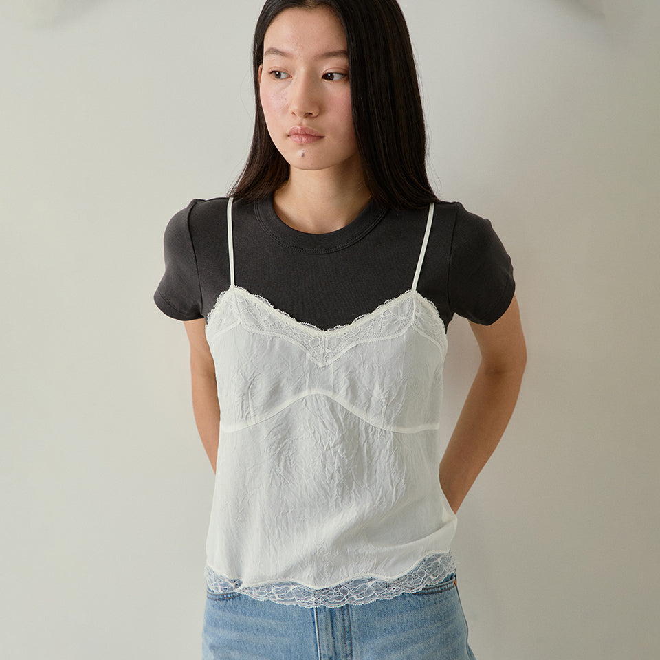 BLANK03 organic cotton rib t-shirt (5colors)
