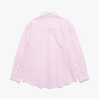 TTUDEMENT (Seersucker material) CLASSIC STRIPE SHIRT PINK