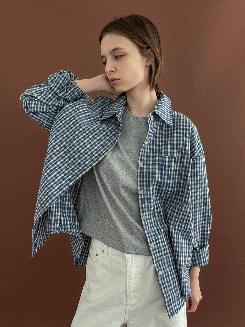 Studio Salt JENNIFER PLAT T-SHIRT_GRAY
