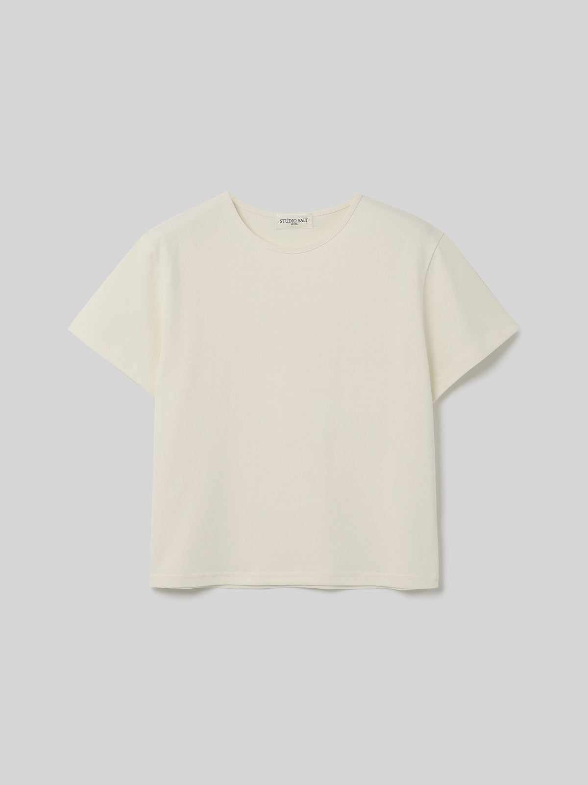 Studio Salt JENNIFER PLAT T-SHIRT_CREAM