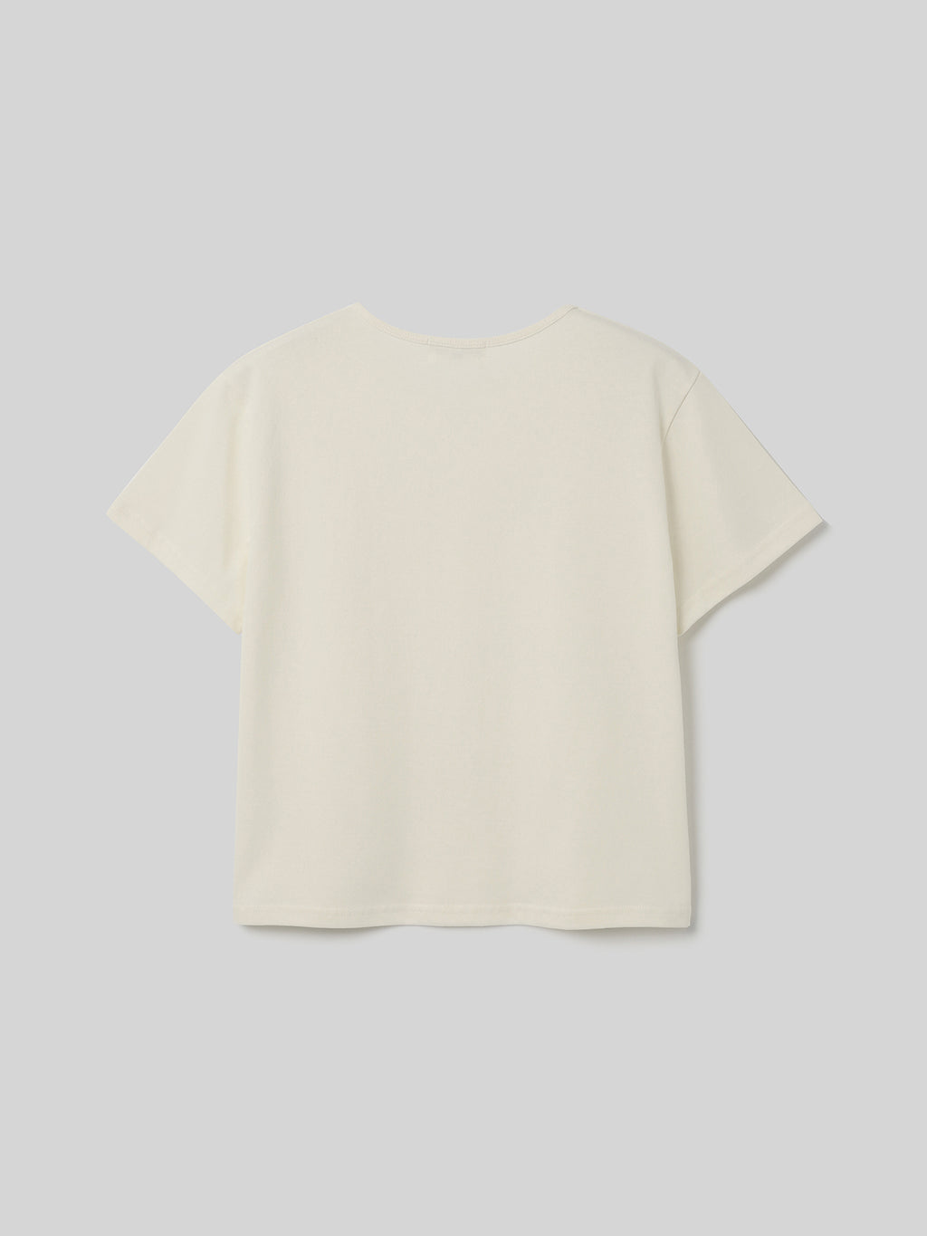 Studio Salt JENNIFER PLAT T-SHIRT_CREAM