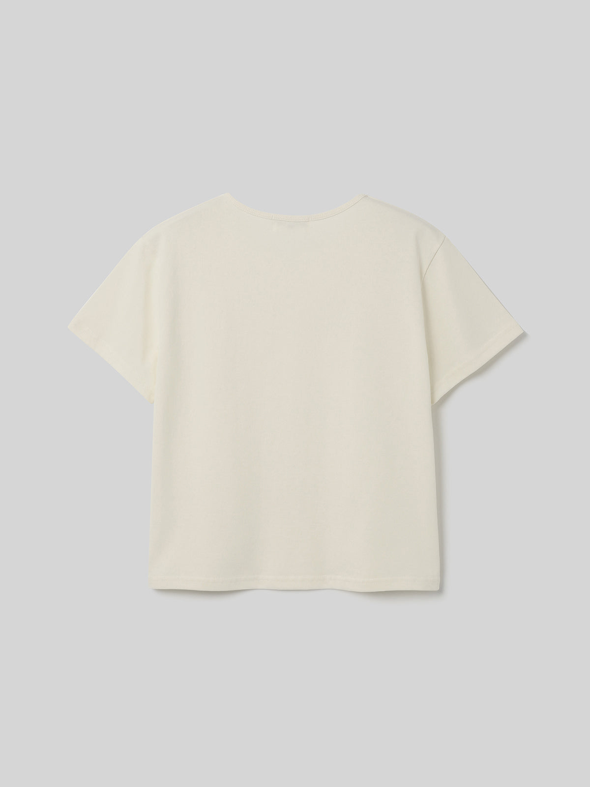 Studio Salt JENNIFER PLAT T-SHIRT_CREAM