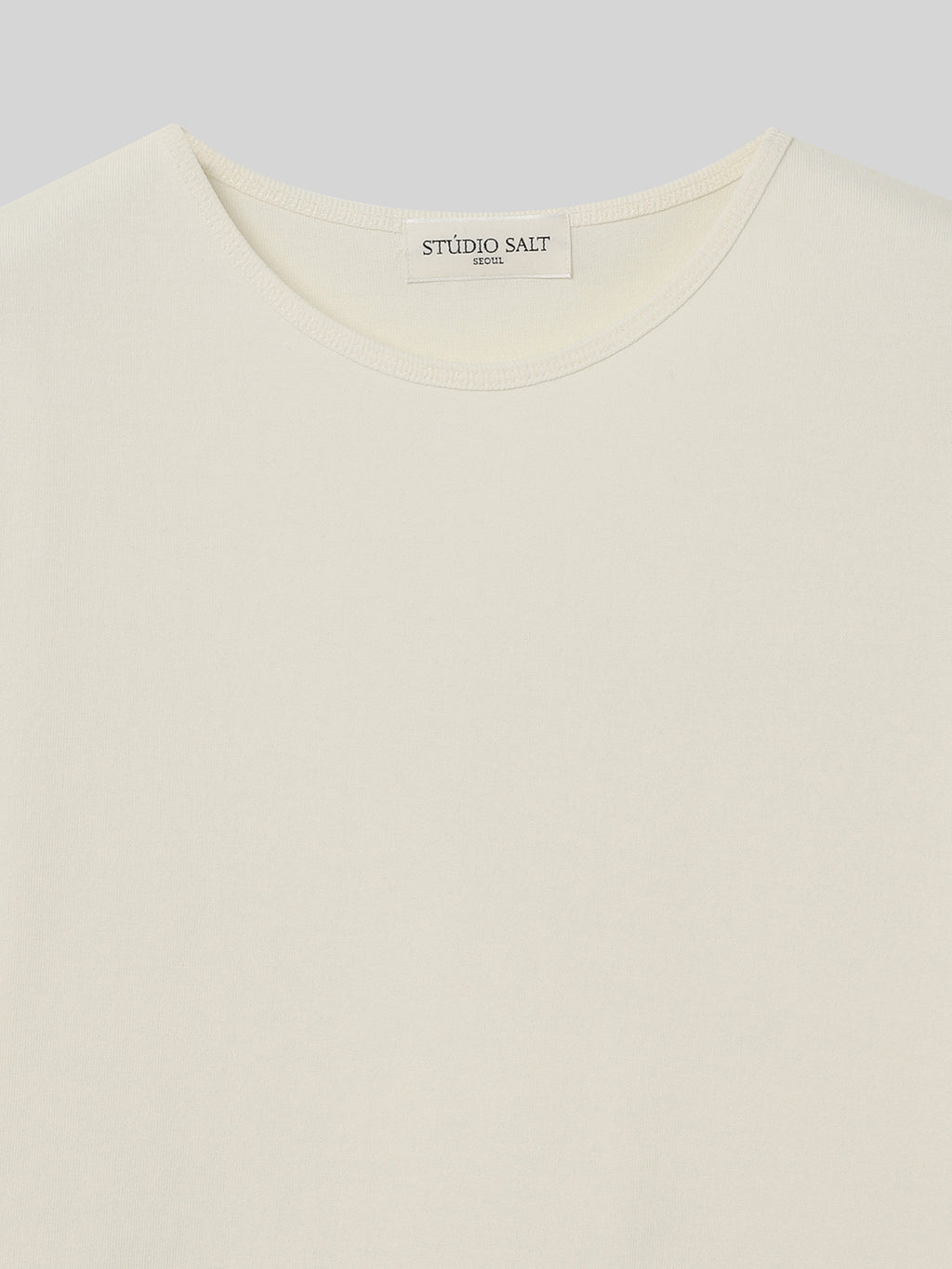 Studio Salt JENNIFER PLAT T-SHIRT_CREAM