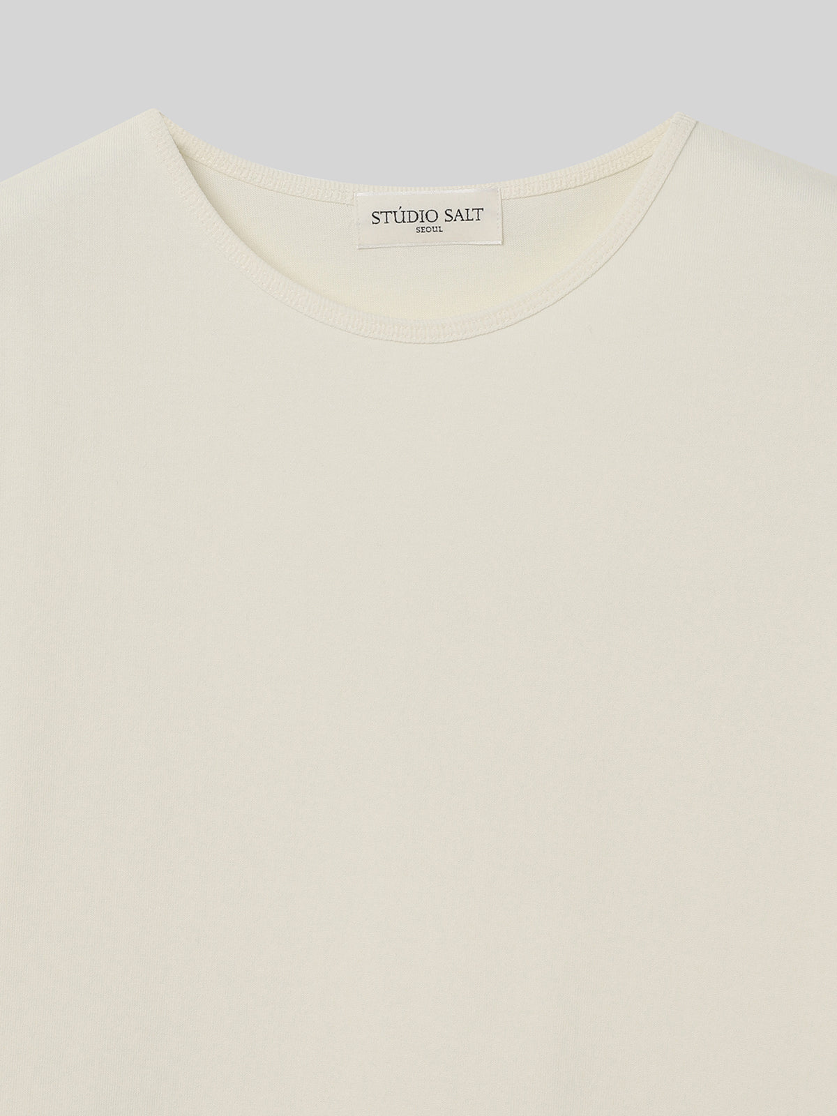 Studio Salt JENNIFER PLAT T-SHIRT_CREAM