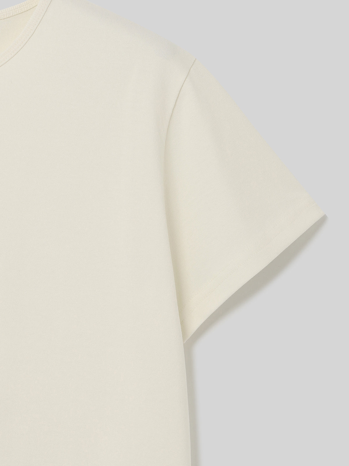 Studio Salt JENNIFER PLAT T-SHIRT_CREAM