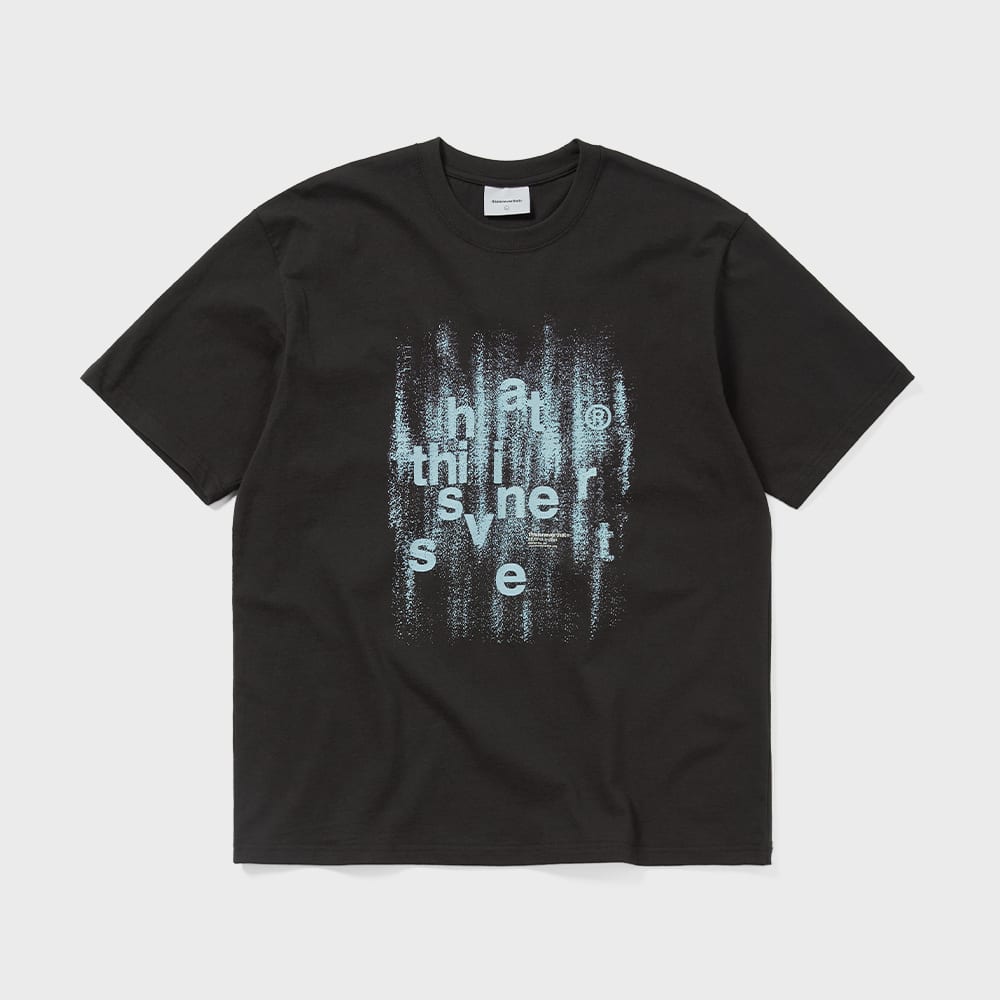 thisisneverthat (SS25) Brushed Paint Tee Black