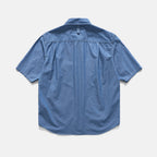 EASTLOGUE PERMANENT CHAMBRAY WORK HALF SHIRT / CHAMBRAY LIGHT BLUE