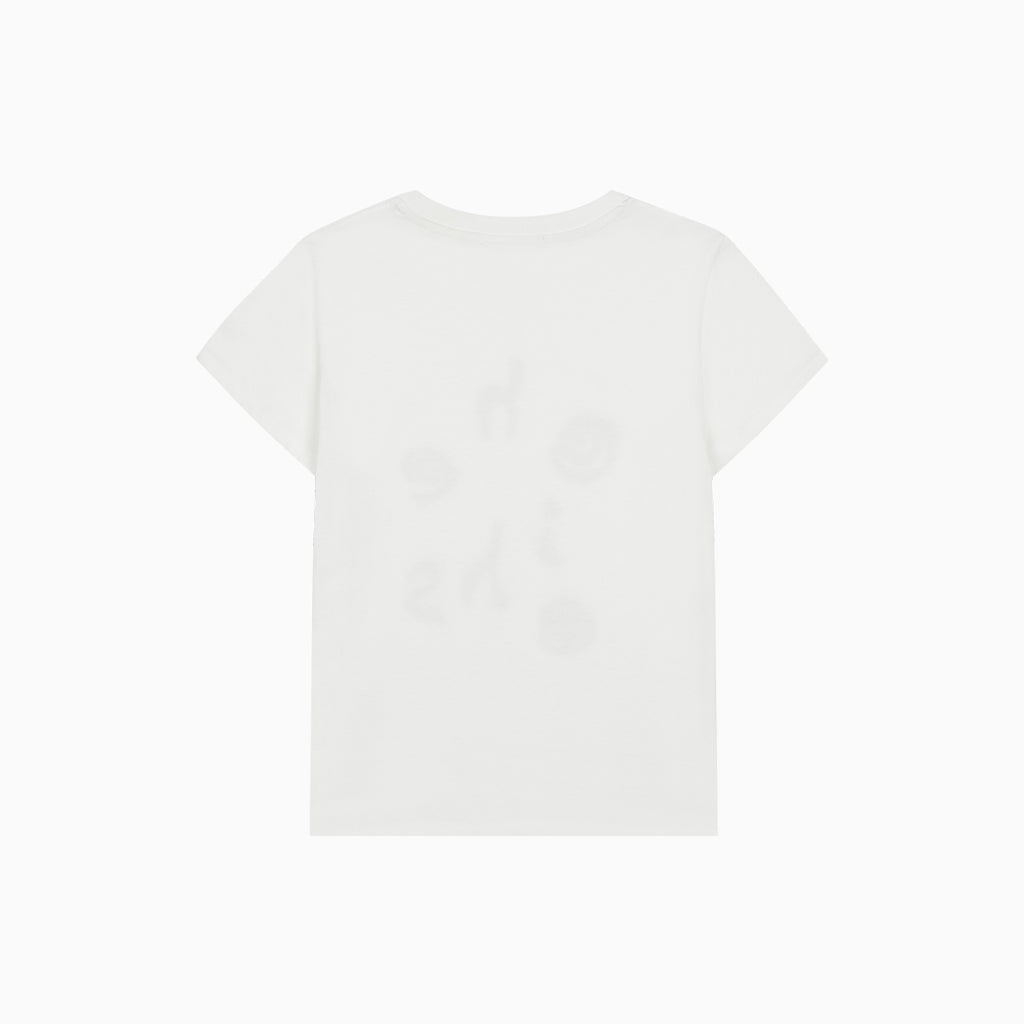 OHESHIO LOGO SLIM T-SHIRT, WHITE