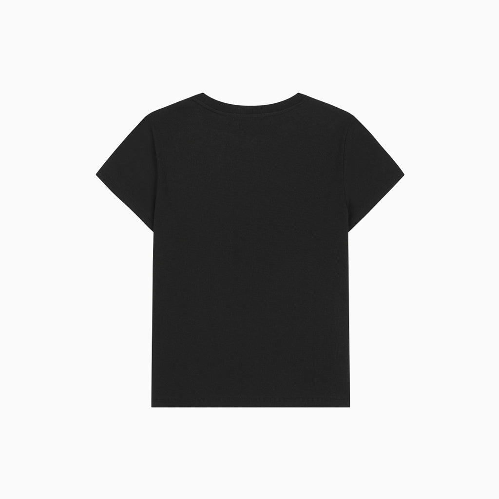 OHESHIO LOGO SLIM T-SHIRT, BLACK