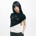 OHESHIO LOGO SLIM T-SHIRT, BLACK
