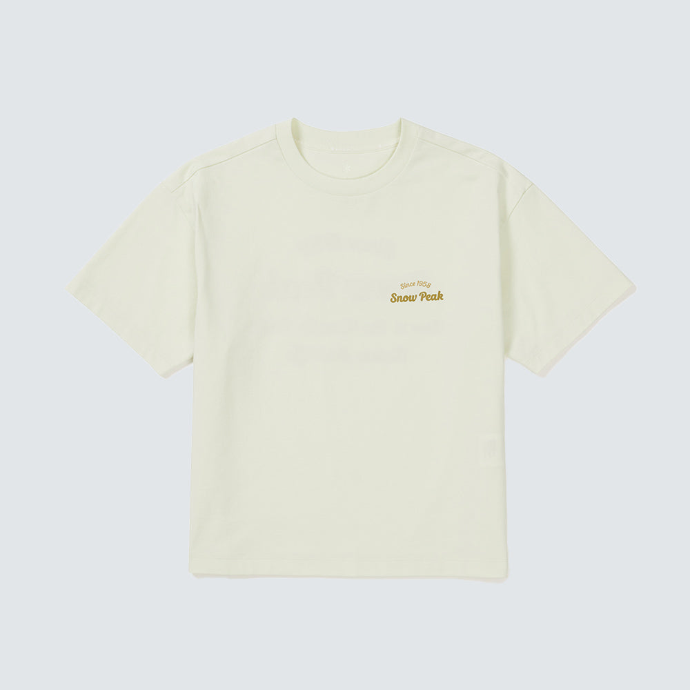 SNOWPEAK APPAREL Aerocool Women's Color Semi-Cropped Short Sleeve T-Shirt Lime Mint (S25MWFTS77)