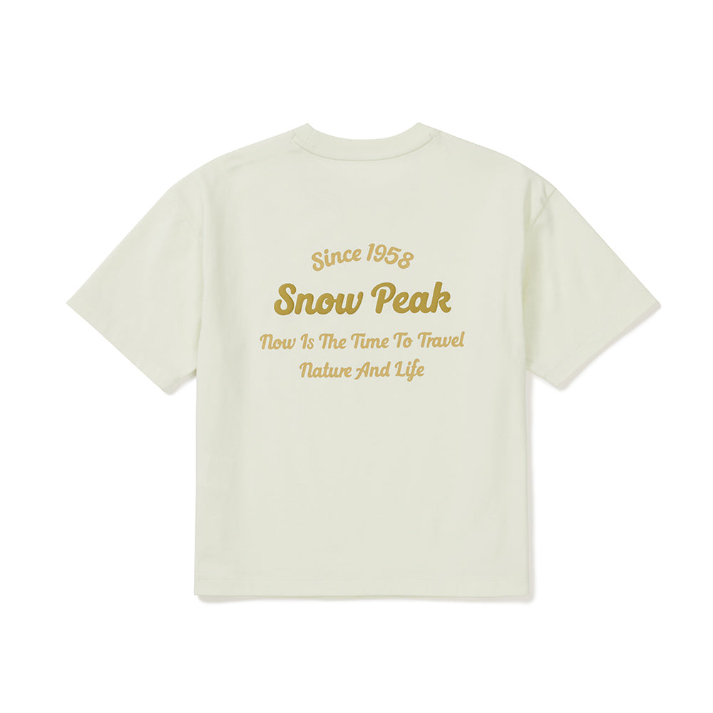 SNOWPEAK APPAREL Aerocool Women's Color Semi-Cropped Short Sleeve T-Shirt Lime Mint (S25MWFTS77)