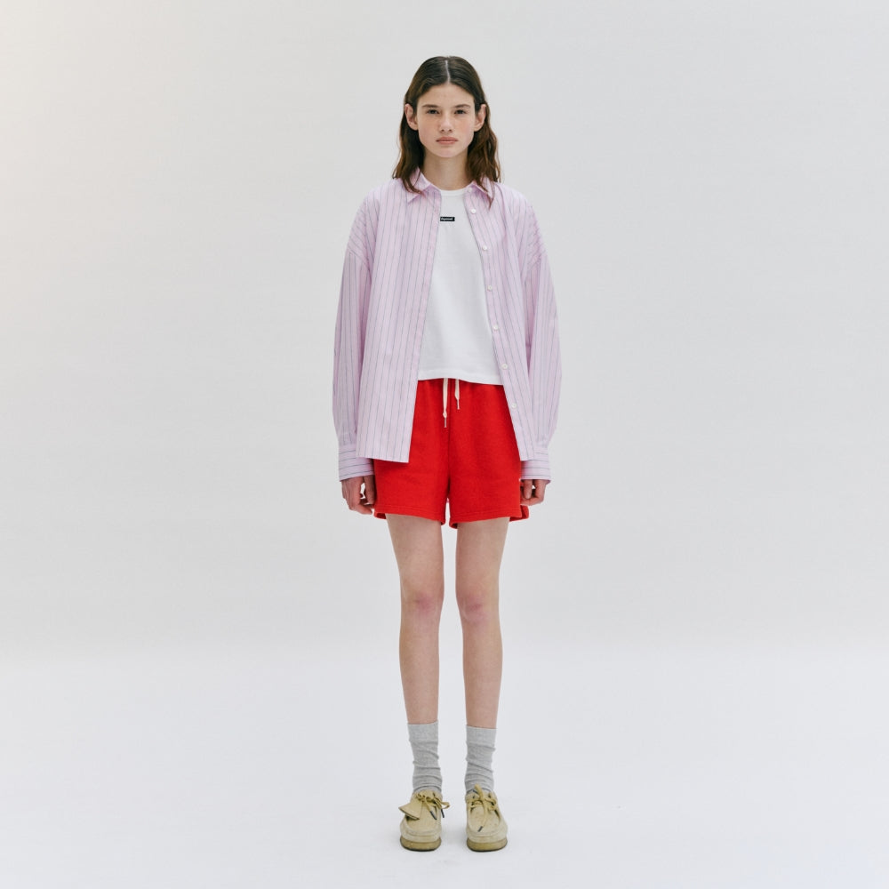 DEPOUND oversized stripe shirts - pink