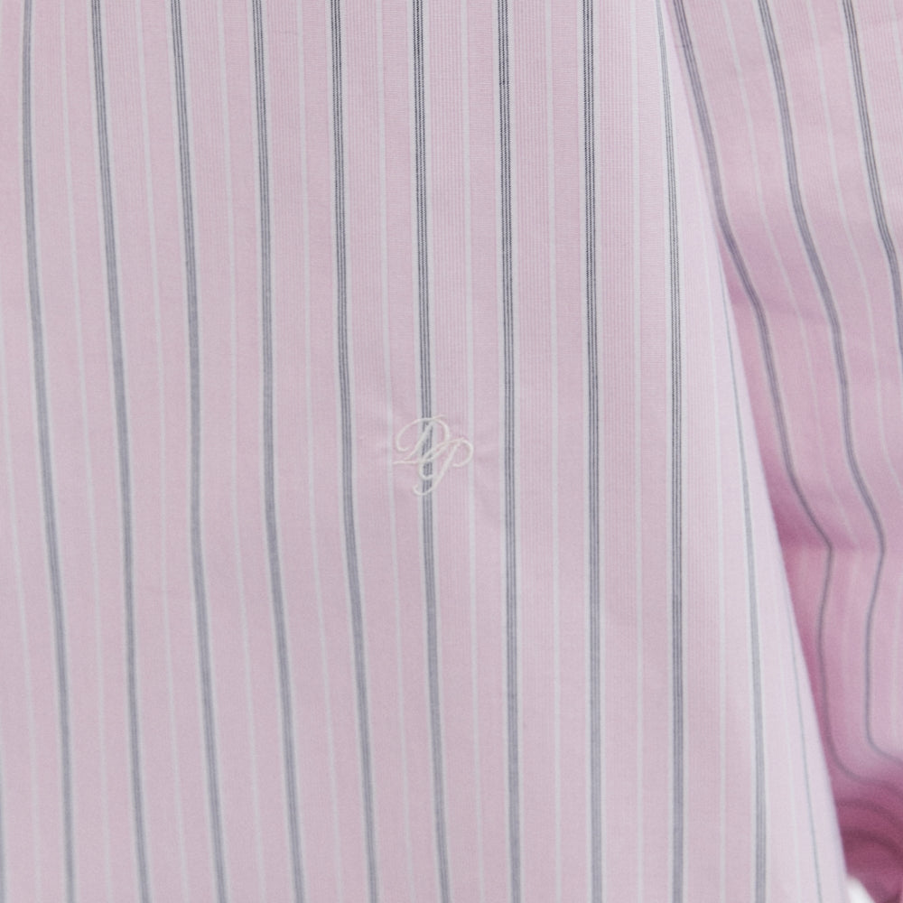 DEPOUND oversized stripe shirts - pink