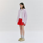 DEPOUND oversized stripe shirts - pink