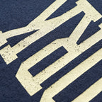 DEUTERO 90s Y.N. Long Sleeve Tee Navy Crack Ver.