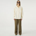 VET WOMAN [3rd stock] Basic Cotton Shirts, Butter