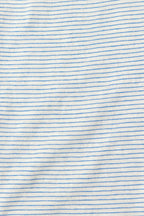 KOZNOK LB Striped Pure Cotton Women's Short Sleeve T-Shirt Layered Inner T-shirt