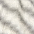 KOZNOK LB Striped Pure Cotton Women's Short Sleeve T-Shirt Layered Inner T-shirt