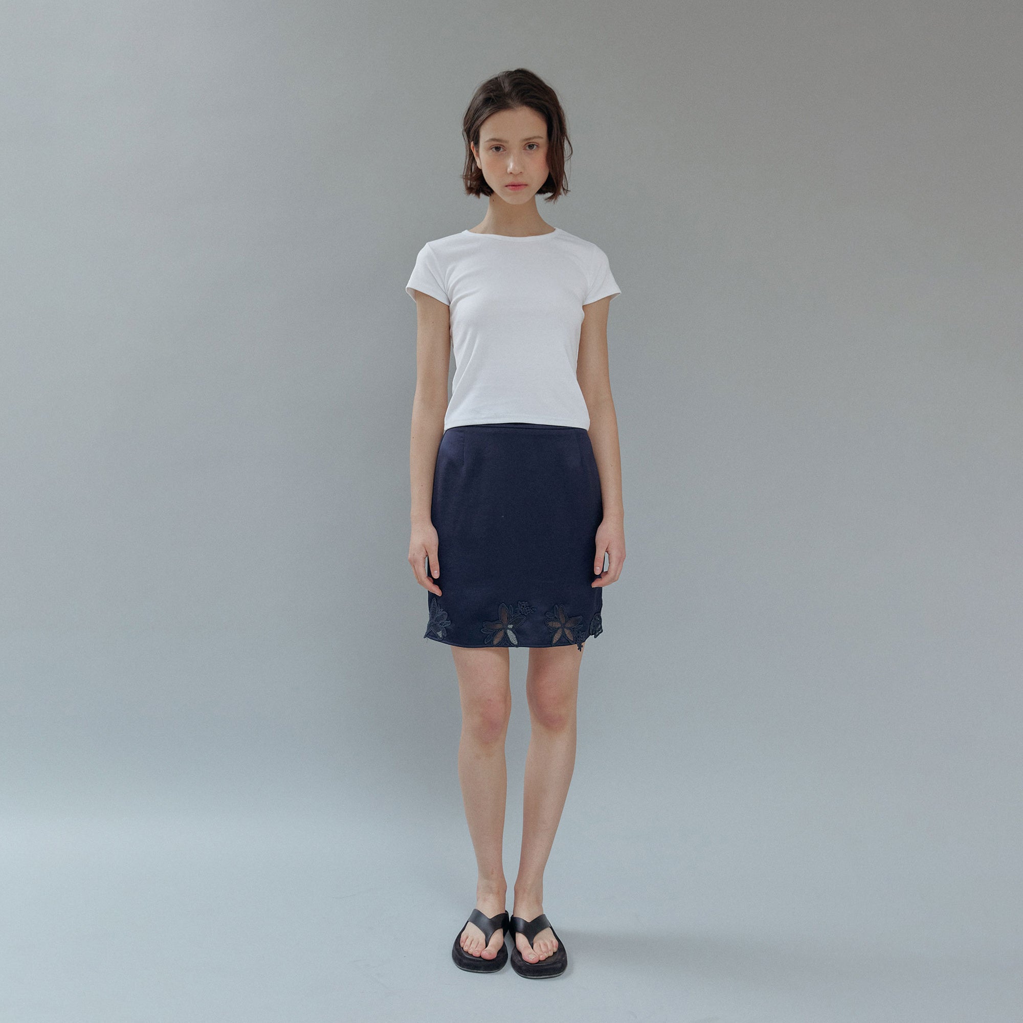 hetherment pure flex half t-shirts (white)