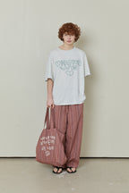 OOOWL 30S T SHIRT WHATEVER WE LOVE OATMEAL