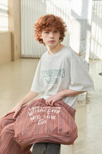 OOOWL 30S T SHIRT WHATEVER WE LOVE OATMEAL