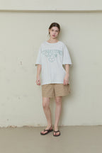 OOOWL 30S T SHIRT WHATEVER WE LOVE OATMEAL