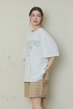 OOOWL 30S T SHIRT WHATEVER WE LOVE OATMEAL