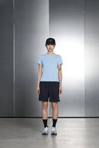 GOYOWEAR W LIGHT ASKIN LOGO SHORT SLEEVE (LIGHT BLUE)