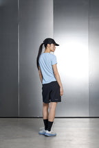 GOYOWEAR W LIGHT ASKIN LOGO SHORT SLEEVE (LIGHT BLUE)