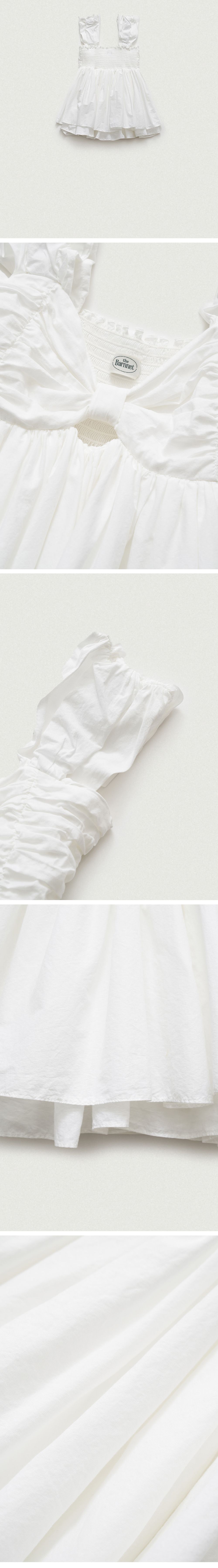 THE BARNNET Magnolia Off-Shoulder Top_White