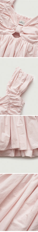 THE BARNNET Magnolia Off-Shoulder Top_Pink