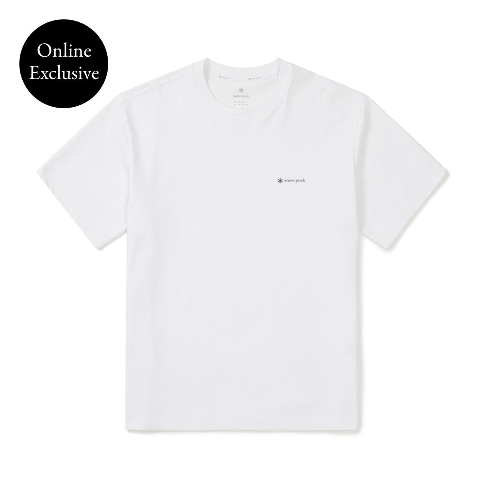 SNOWPEAK APPAREL [Online Exclusive] Aerocool Small Logo Short Sleeve T-Shirt White (S25MUFTS76)