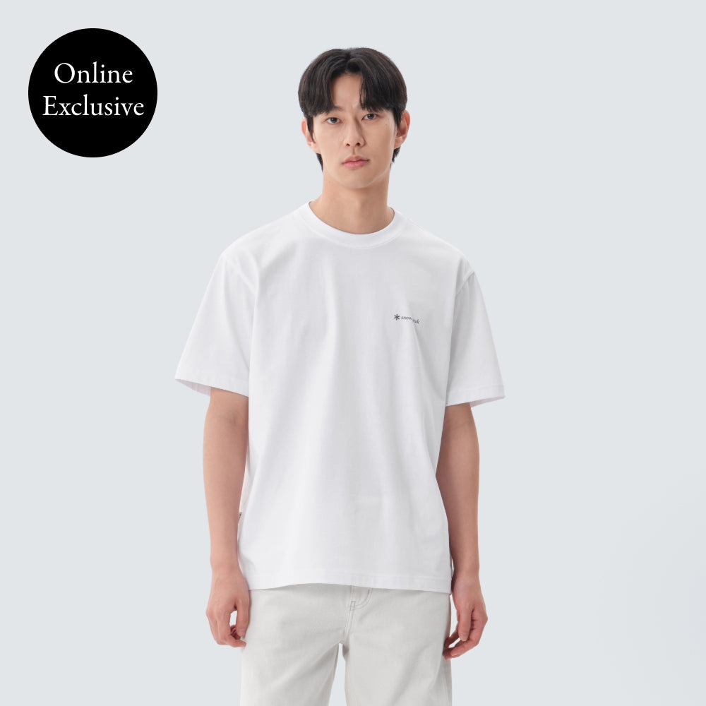 SNOWPEAK APPAREL [Online Exclusive] Aerocool Small Logo Short Sleeve T-Shirt White (S25MUFTS76)