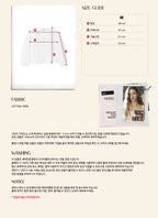 Ouel EYELET LACE PEPLUM BLOUSE_WHITE