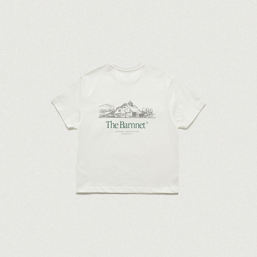 THE BARNNET Country Barn T-Shirt_White
