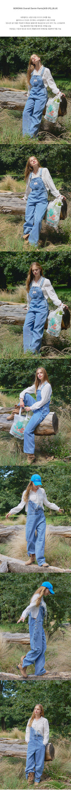 LANG&LU LANG&LU Jumpsuit Overall Denim Pants
