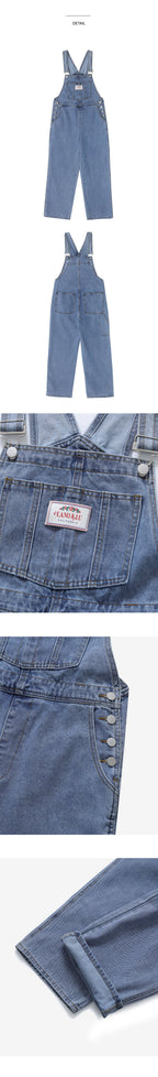 LANG&LU LANG&LU Jumpsuit Overall Denim Pants