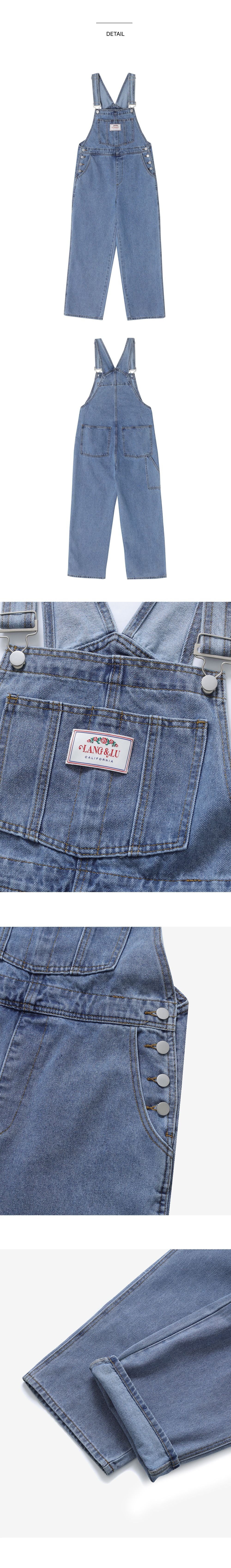 LANG&LU LANG&LU Jumpsuit Overall Denim Pants