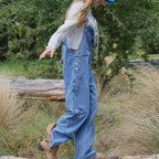 LANG&LU LANG&LU Jumpsuit Overall Denim Pants