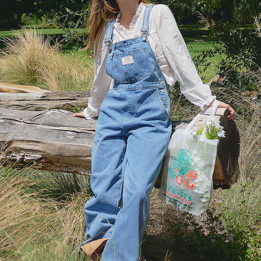 LANG&LU LANG&LU Jumpsuit Overall Denim Pants