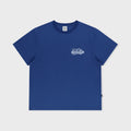 YESEYESEE Y.E.S Fish Born Tee Cobalt Blue
