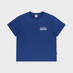 YESEYESEE Y.E.S Fish Born Tee Cobalt Blue