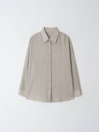 MOIA sheer ST shirt (sand beige)