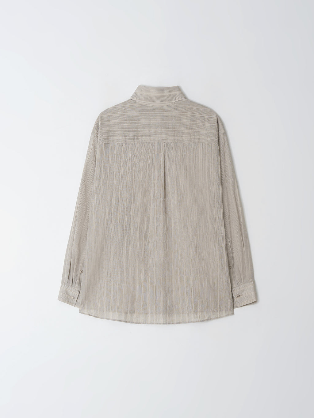 MOIA sheer ST shirt (sand beige)